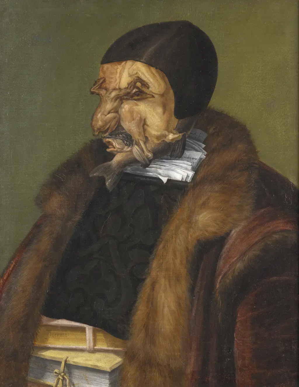 The Jurist in Detail Giuseppe Arcimboldo